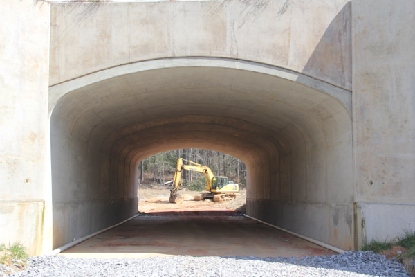 Tunnel at Russell Crossroads