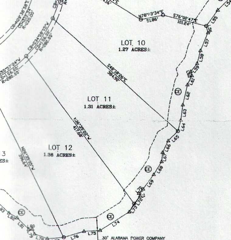 Lot 11 Shady Bay Phase 2 Map