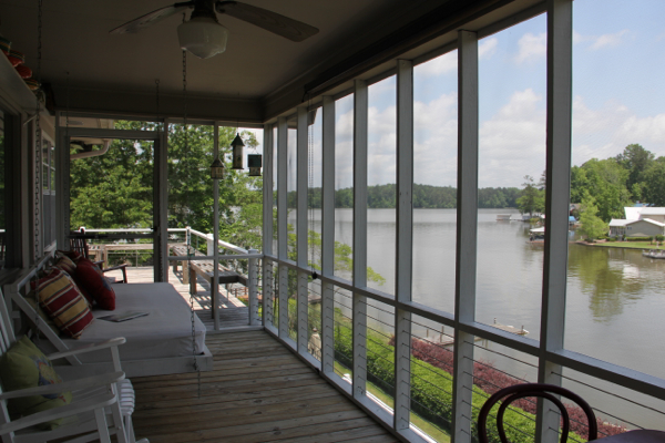 Screened porch at 138 Eiland Drive - one of my current listings.  