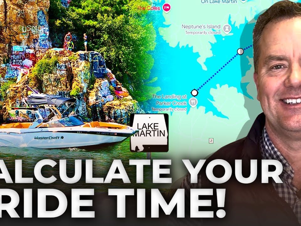 How long is a boat ride on Lake Martin?