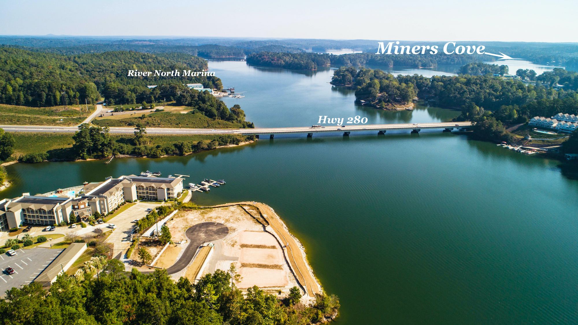 Miner’s Cove on Lake Martin Alabama