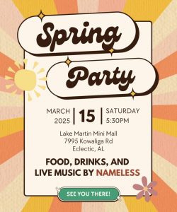 Spring Party at Lake Martin Mini Mall