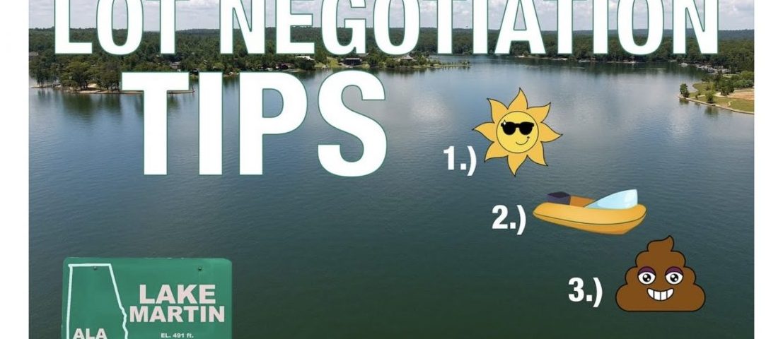 Lot negotiation tips