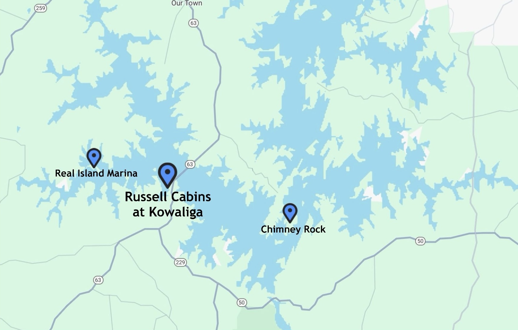 Russell Cabins at Kowaliga