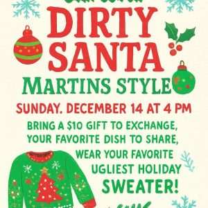 Dirty Santa at Martin's