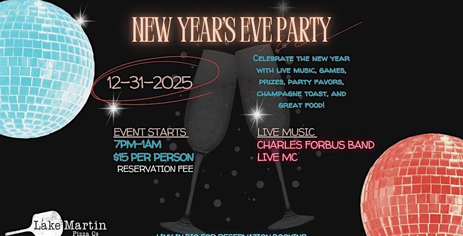 New Year's Eve at Lake Martin Pizza